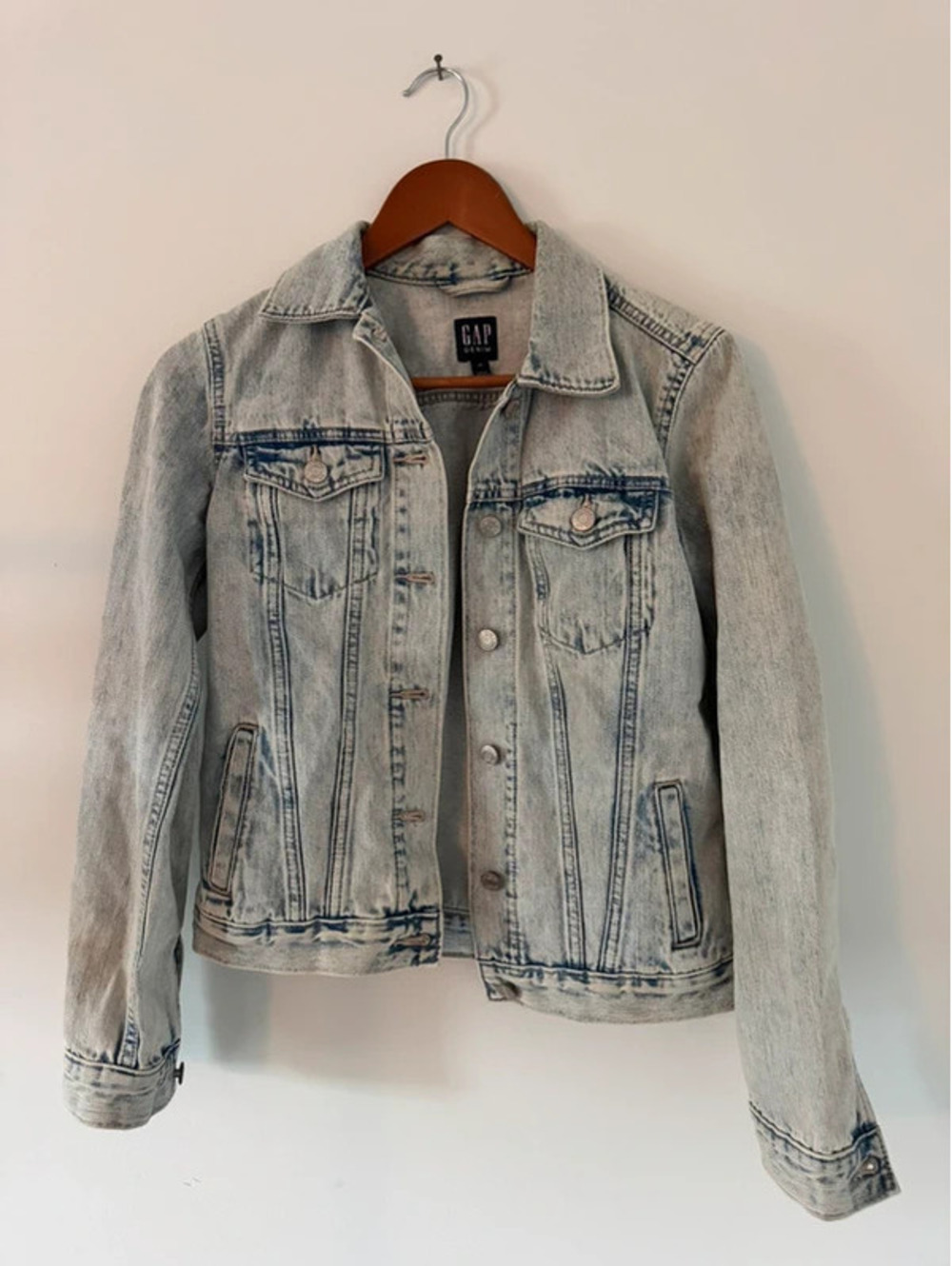 GAP Denim Light Wash Jean Jacket XS